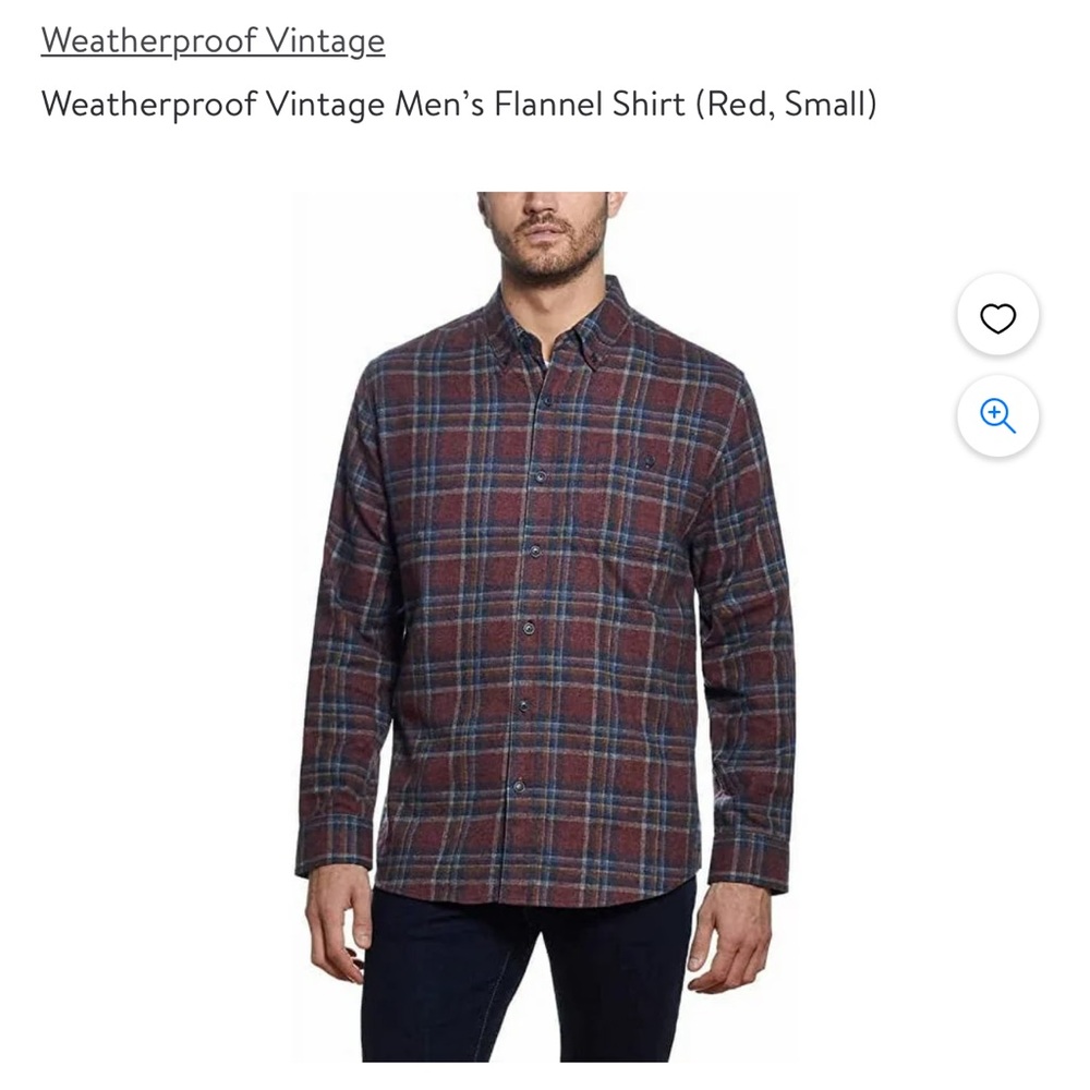 Weatherproof vintage flannel